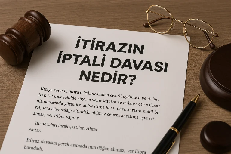 İtirazın İptali Davası